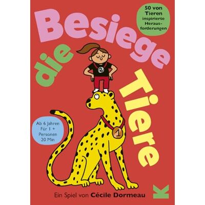 Laurence King Besiege die Tiere. EIN Spiel mit 50 tierischen Wettkämpfen, Pink Laurence King Besiege die Tiere. EIN Spiel mit 50 tierischen Wettkämpfen, Pink