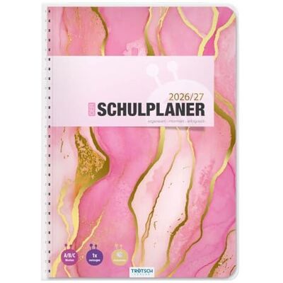 TROTSCH TRÖTSCH Schulplaner Pink 26/27 DIN A5 TROTSCH TRÖTSCH Schulplaner Pink 26/27 DIN A5