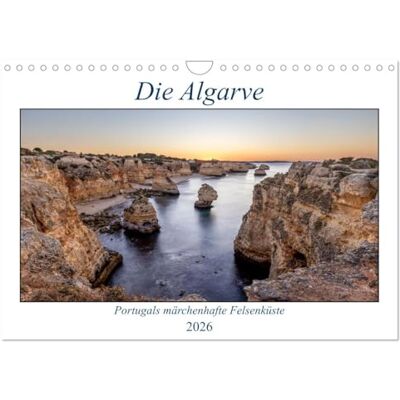 CALVENDO Die Algarve Portugals märchenhafte Felsenküste (Wandkalender 2026 DIN A4 quer), Monatskalender: Zauberhafte Aufnahmen von den beliebten Stränden der Algarve ( Orte) CALVENDO Die Algarve Portugals märchenhafte Felsenküste (Wandkalender 2026 DIN A4 quer), Monatskalender: Zauberhafte Aufnahmen von den beliebten Stränden der Algarve ( Orte)