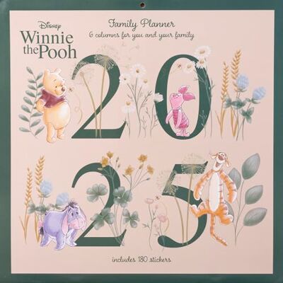 Pyramid Winnie the Pooh 2025 Familienplaner, 30x30cm, Familienkalender mit Abenteuern von Winnie Pooh & Freunden, Monatskalender mit 6 Spalten und Sticker Sheet, nachhaltig nur mit Papierumschlag Pyramid Winnie the Pooh 2025 Familienplaner, 30x30cm, Familienkalender mit Abenteuern von Winnie Pooh & Freunden, Monatskalender mit 6 Spalten und Sticker Sheet, nachhaltig nur mit Papierumschlag