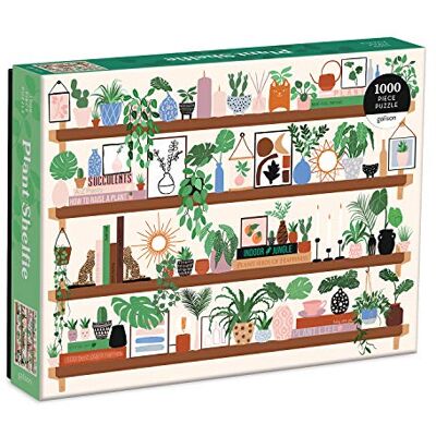 Galison Plant Shelfie 1000 Piece Puzzle, Weiß Galison Plant Shelfie 1000 Piece Puzzle, Weiß