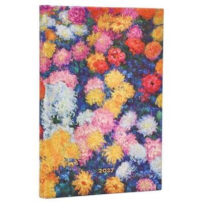 Paperblanks 12-Monatskalender 2027 Monets Chrysanthemen Maxi Verso: 1 Woche = 2 Seiten Paperblanks 12-Monatskalender 2027 Monets Chrysanthemen Maxi Verso: 1 Woche = 2 Seiten