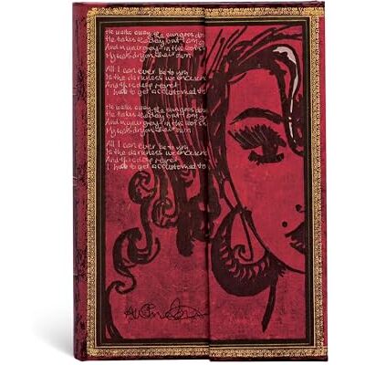 Paperblanks Faszinierende Handschriften Amy Winehouse Tears Dry Faux Leder Notizbuch Mini Liniert , Mini (140 x 100) Paperblanks Faszinierende Handschriften Amy Winehouse Tears Dry Faux Leder Notizbuch Mini Liniert , Mini (140 x 100)