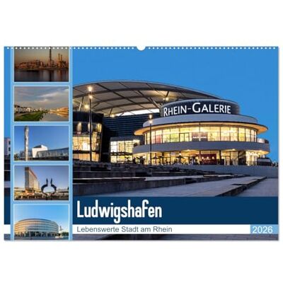 CALVENDO Ludwigshafen Lebenswerte Stadt am Rhein (Wandkalender 2026 DIN A2 quer), Monatskalender: Ludwigshafen. Die junge Stadt am Rhein hat viel zu bieten ( Orte) CALVENDO Ludwigshafen Lebenswerte Stadt am Rhein (Wandkalender 2026 DIN A2 quer), Monatskalender: Ludwigshafen. Die junge Stadt am Rhein hat viel zu bieten ( Orte)