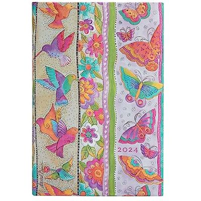 Paperblanks 12-Monatskalender 2024 Kolibri und Schmetterlinge Horizontal Mini (100 × 140 mm) Paperblanks 12-Monatskalender 2024 Kolibri und Schmetterlinge Horizontal Mini (100 × 140 mm)