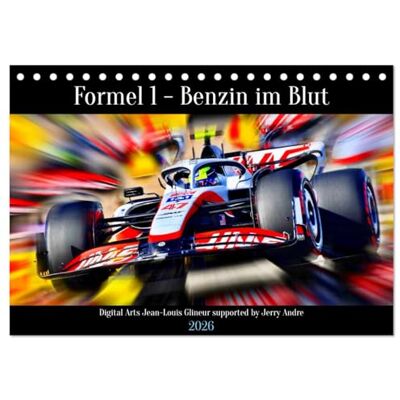 CALVENDO Formel 1 Benzin im Blut (Tischkalender 2026 DIN A5 quer), Monatskalender: Formel 1, die sogenannte Königsklasse ( Sport) CALVENDO Formel 1 Benzin im Blut (Tischkalender 2026 DIN A5 quer), Monatskalender: Formel 1, die sogenannte Königsklasse ( Sport)