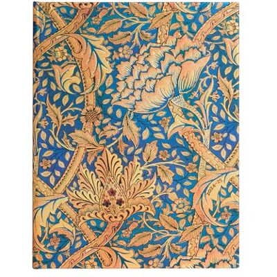 Paperblanks 18-Monatskalender 2025, Morris Windstoß, Ultra, Vertikal, Elastikband-Verschluss Paperblanks 18-Monatskalender 2025, Morris Windstoß, Ultra, Vertikal, Elastikband-Verschluss