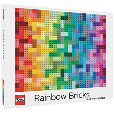 Chronicle Books LEGO® Rainbow Bricks Puzzle. 1000 Pieces Chronicle Books LEGO® Rainbow Bricks Puzzle. 1000 Pieces