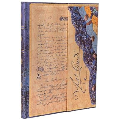 Paperblanks Notizbuch Gaudi, Manuskript von Reus Ultra Unliniert: Hardcover mit Klappumschlag (Embellished Manuscripts Collection) Paperblanks Notizbuch Gaudi, Manuskript von Reus Ultra Unliniert: Hardcover mit Klappumschlag (Embellished Manuscripts Collection)