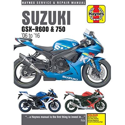 Haynes Suzuki GSX-R600 & 750 (06 16) Haynes Suzuki GSX-R600 & 750 (06 16)