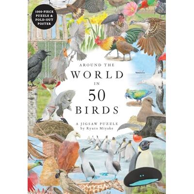 Laurence King Around the World in 50 Birds: A Jigsaw Puzzle Laurence King Around the World in 50 Birds: A Jigsaw Puzzle