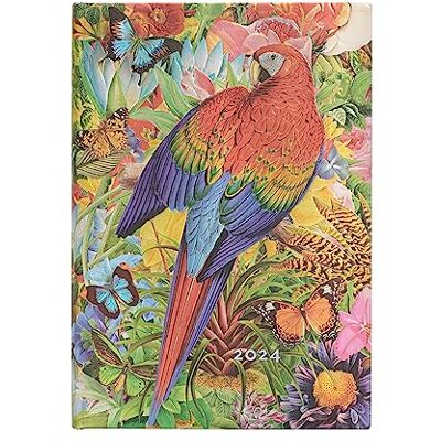 Paperblanks 12-Monatskalender 2024 Tropischer Garten Vertikal Midi (130 × 180 mm) Paperblanks 12-Monatskalender 2024 Tropischer Garten Vertikal Midi (130 × 180 mm)