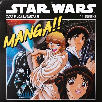 Pyramid Star Wars Manga 2025 Broschürenkalender, 30x30cm, Monatskalender für Star Wars-Fans, Kalender mit Manga-Illustrationen, nachhaltig nur mit Papierumschlag Pyramid Star Wars Manga 2025 Broschürenkalender, 30x30cm, Monatskalender für Star Wars-Fans, Kalender mit Manga-Illustrationen, nachhaltig nur mit Papierumschlag