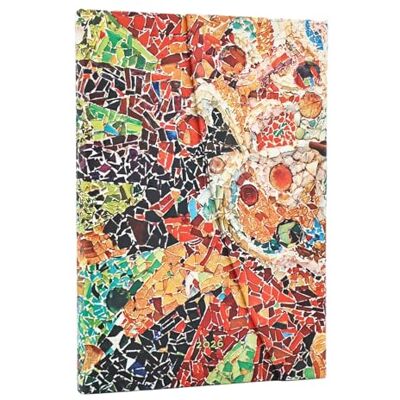 Paperblanks 2026 Gaudi's Sun (Gaudi’s Mosaics) Midi 12-month Vertical Hardcover Flexi Dayplanner 2026 (Wrap Closure) Paperblanks 2026 Gaudi's Sun (Gaudi’s Mosaics) Midi 12-month Vertical Hardcover Flexi Dayplanner 2026 (Wrap Closure)