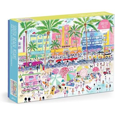 Galison Michael Storrings South Beach 1000 Piece Puzzle Galison Michael Storrings South Beach 1000 Piece Puzzle
