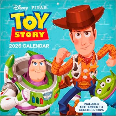 Pyramid TOY STORY 2026 – Broschürenkalender 30×30 cm mit Woody, Buzz Lightyear & Jessie – Wandkalender für Disney- & Pixar-Fans Pyramid TOY STORY 2026 – Broschürenkalender 30×30 cm mit Woody, Buzz Lightyear & Jessie – Wandkalender für Disney- & Pixar-Fans