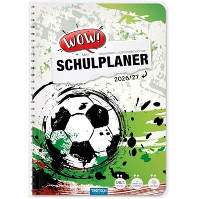 TROTSCH TRÖTSCH Schulplaner WOW Fußball 26/27 TROTSCH TRÖTSCH Schulplaner WOW Fußball 26/27