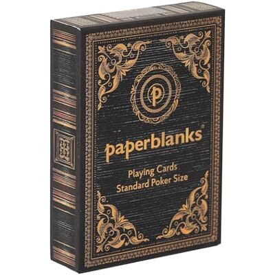 Paperblanks Onyx (Asterales) Playing Cards (Standard Deck) Paperblanks Onyx (Asterales) Playing Cards (Standard Deck)