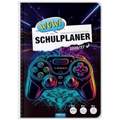 TROTSCH TRÖTSCH Schulplaner WOW Gaming 26/27 TROTSCH TRÖTSCH Schulplaner WOW Gaming 26/27
