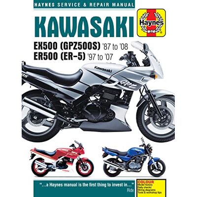 Haynes Kawasaki EX500 (GPZ500S) & ER500 (ER-5) (87 05) Haynes Kawasaki EX500 (GPZ500S) & ER500 (ER-5) (87 05)