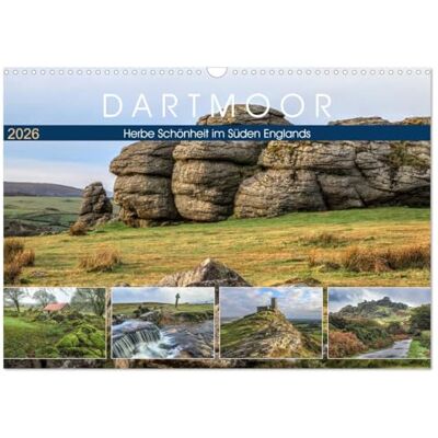 CALVENDO Dartmoor, herbe Schönheit im Süden Englands (Wandkalender 2026 DIN A3 quer), Monatskalender: Eine fotografische Reise zu Granithügeln, ... und historischen Bauwerken. ( Orte) CALVENDO Dartmoor, herbe Schönheit im Süden Englands (Wandkalender 2026 DIN A3 quer), Monatskalender: Eine fotografische Reise zu Granithügeln, ... und historischen Bauwerken. ( Orte)