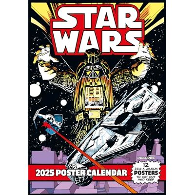 Pyramid – Star Wars Classics 2025 Posterkalender, 29,7x42cm, Kalender mit ikonischen Star-Wars-Motiven, je Monat ein Poster, nachhaltig nur mit Papierumschlag Pyramid – Star Wars Classics 2025 Posterkalender, 29,7x42cm, Kalender mit ikonischen Star-Wars-Motiven, je Monat ein Poster, nachhaltig nur mit Papierumschlag