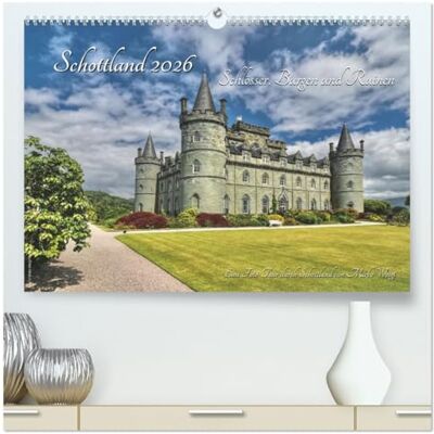 CALVENDO Schottland 2026 Schlösser, Burgen und Ruinen (hochwertiger Premium Wandkalender 2026 DIN A2 quer), Kunstdruck in Hochglanz: Schottland mit seinen ... in 13 beeindruckenden Fotos. ( Orte) CALVENDO Schottland 2026 Schlösser, Burgen und Ruinen (hochwertiger Premium Wandkalender 2026 DIN A2 quer), Kunstdruck in Hochglanz: Schottland mit seinen ... in 13 beeindruckenden Fotos. ( Orte)