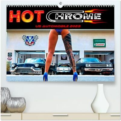 CALVENDO Hot Chrome US Automobile (hochwertiger Premium Wandkalender 2026 DIN A2 quer), Kunstdruck in Hochglanz: Kalender für Liebhaber von US Sportwagen und Oldtimer ( Orte) CALVENDO Hot Chrome US Automobile (hochwertiger Premium Wandkalender 2026 DIN A2 quer), Kunstdruck in Hochglanz: Kalender für Liebhaber von US Sportwagen und Oldtimer ( Orte)