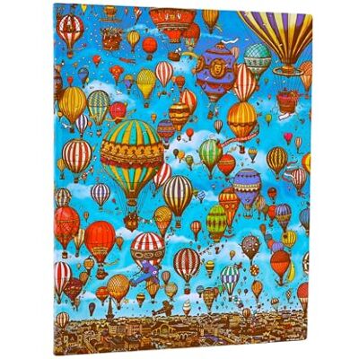 Paperblanks Balloon Festival (Pierre the Maze Detective) Ultra Unlined Softcover Flexi Journal (Elastic Band Closure) (Pierre the Maze Detective PB) Paperblanks Balloon Festival (Pierre the Maze Detective) Ultra Unlined Softcover Flexi Journal (Elastic Band Closure) (Pierre the Maze Detective PB)