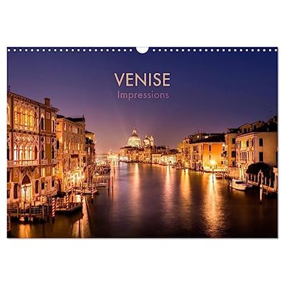 CALVENDO Venise Impressions (Calendrier mural 2027 DIN A3 vertical), calendrier mensuel: Voyage photographique à travers la romantique ville des lagunes. ( Places) CALVENDO Venise Impressions (Calendrier mural 2027 DIN A3 vertical), calendrier mensuel: Voyage photographique à travers la romantique ville des lagunes. ( Places)
