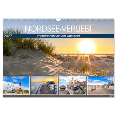 CALVENDO Kalender 2027 · NORDSEE-VERLIEBT Impressionen von der Waterkant · DIN A3 quer · Wandkalender CALVENDO Kalender 2027 · NORDSEE-VERLIEBT Impressionen von der Waterkant · DIN A3 quer · Wandkalender