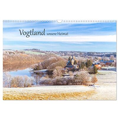 CALVENDO Vogtland unsere Heimat (Wandkalender 2026 DIN A3 quer), Monatskalender: Das Vogtland in fantastischen Bildern dargestellt ( Natur) CALVENDO Vogtland unsere Heimat (Wandkalender 2026 DIN A3 quer), Monatskalender: Das Vogtland in fantastischen Bildern dargestellt ( Natur)