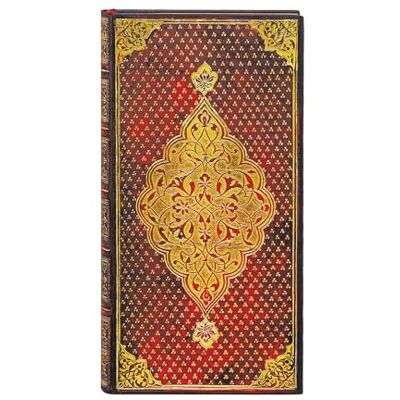 Paperblanks Golden Trefoil Slim Lined Journal (Elastic Band Closure): Hardcover mit Elastikbandverschluss Paperblanks Golden Trefoil Slim Lined Journal (Elastic Band Closure): Hardcover mit Elastikbandverschluss