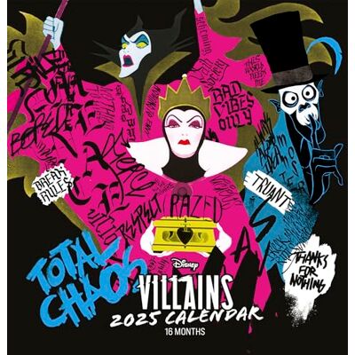 Pyramid – Disney Villains 2025 Broschürenkalender, 30x30cm, Kalender mit den Schurken von Disney, Monatsübersicht, nachhaltig nur mit Papierumschlag Pyramid – Disney Villains 2025 Broschürenkalender, 30x30cm, Kalender mit den Schurken von Disney, Monatsübersicht, nachhaltig nur mit Papierumschlag