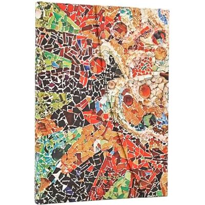 Paperblanks 2026 Gaudis Sonne Gaudis Mosaike 13-Monatskalender Midi Horizontal mit Klappumschlag 160 Pg 100 GSM Paperblanks 2026 Gaudis Sonne Gaudis Mosaike 13-Monatskalender Midi Horizontal mit Klappumschlag 160 Pg 100 GSM