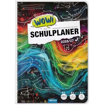 TROTSCH TRÖTSCH Schulplaner WOW Waves 26/27 TROTSCH TRÖTSCH Schulplaner WOW Waves 26/27