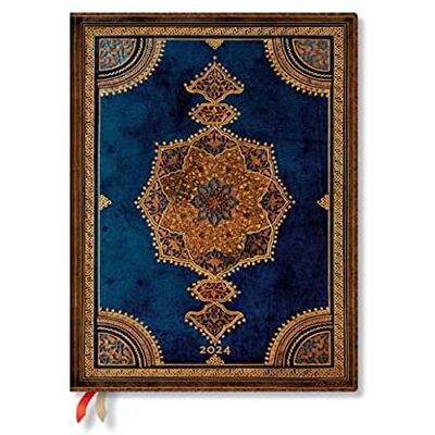 Paperblanks Safavid Indigo (Safavid Binding Art) Ultra 12-month Day-at-a-Time Dayplanner 2024 Paperblanks Safavid Indigo (Safavid Binding Art) Ultra 12-month Day-at-a-Time Dayplanner 2024
