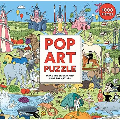 Laurence King Pop Art Puzzle: Make The Jigsaw and Spot The Artists Laurence King Pop Art Puzzle: Make The Jigsaw and Spot The Artists