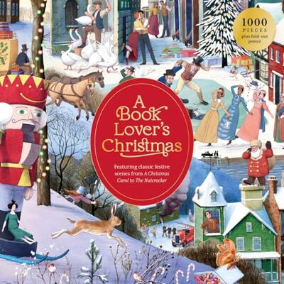Laurence King A Book Lover´s Christmas: A 1000-piece Jigsaw Puzzle Laurence King A Book Lover´s Christmas: A 1000-piece Jigsaw Puzzle