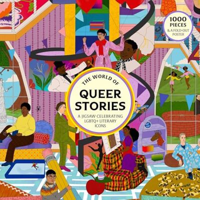 Laurence King The World of Queer Stories: A 1000-Piece Jigsaw Celebrating Queer Literary Icons Laurence King The World of Queer Stories: A 1000-Piece Jigsaw Celebrating Queer Literary Icons