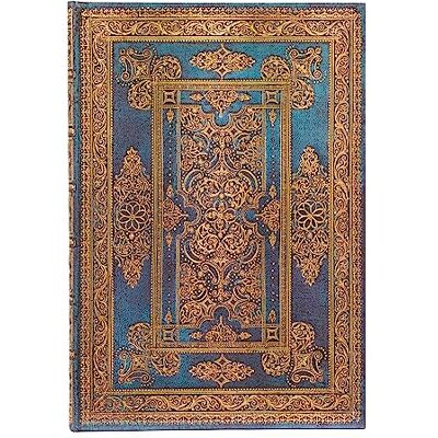 Paperblanks Blue Luxe (Luxe Design) Midi Lined Hardback Journal (Elastic Band Closure): Hardcover mit Elastikbandverschluss Paperblanks Blue Luxe (Luxe Design) Midi Lined Hardback Journal (Elastic Band Closure): Hardcover mit Elastikbandverschluss