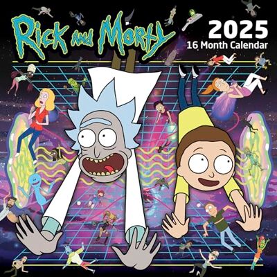 Pyramid – Rick and Morty 2025 Broschürenkalender, 30x30cm, Monatskalender für Fans der beliebten Serie, Monatsübersicht, nachhaltig nur mit Papierumschlag Pyramid – Rick and Morty 2025 Broschürenkalender, 30x30cm, Monatskalender für Fans der beliebten Serie, Monatsübersicht, nachhaltig nur mit Papierumschlag