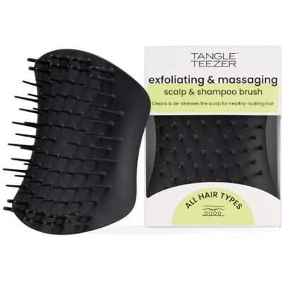 Tangle Teezer Kopfhautbürste & Massager – Perfekt für Haarkuren & Kopfhaut-Detox – Entfernt Schmutz & abgestorbene Hautzellen – Kann unter der Dusche oder mit Haaröl verwendet werden – Schwarz Tangle Teezer Kopfhautbürste & Massager – Perfekt für Haarkuren & Kopfhaut-Detox – Entfernt Schmutz & abgestorbene Hautzellen – Kann unter der Dusche oder mit Haaröl verwendet werden – Schwarz
