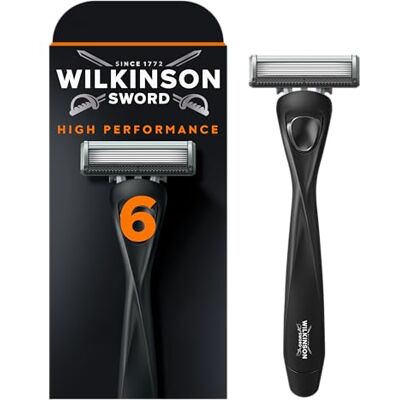 Wilkinson Sword Wilkinson 6 Rasierer für Männer, 6 diamantbeschichtete Klingen, Rasierer + 1 Klinge Wilkinson Sword Wilkinson 6 Rasierer für Männer, 6 diamantbeschichtete Klingen, Rasierer + 1 Klinge