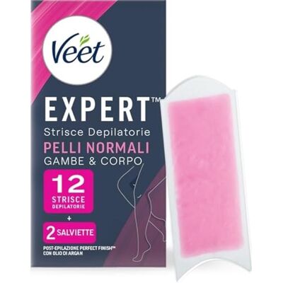 Veet Expert Streifen für Körper und Beine normale Haut, 12 Streifen Veet Expert Streifen für Körper und Beine normale Haut, 12 Streifen