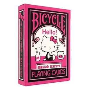 Bicycle Hello Kitty Black and Pink (Designer Spielkarten, Poker, Skat...) Bicycle Hello Kitty Black and Pink (Designer Spielkarten, Poker, Skat...)
