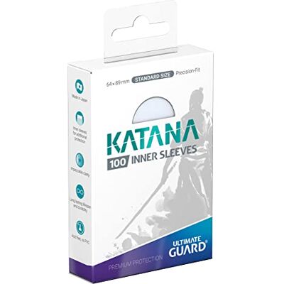 Ultimate Guard Katana Inner Sleeves Standardgröße Transparent (100) Ultimate Guard Katana Inner Sleeves Standardgröße Transparent (100)