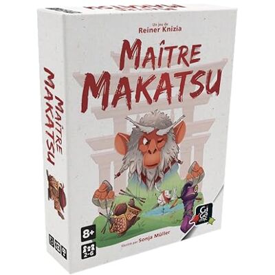 Gigamic Maitre Makatsu – Hebt die Prüfungen vor dem Ninja Mentor ab und vermeidet gleichzeitig die negativen Punkte – Gesellschaftsspiel für die ganze Familie – für 2 bis 6 Spieler – ab 8 Jahren. Gigamic Maitre Makatsu – Hebt die Prüfungen vor dem Ninja Mentor ab und vermeidet gleichzeitig die negativen Punkte – Gesellschaftsspiel für die ganze Familie – für 2 bis 6 Spieler – ab 8 Jahren.