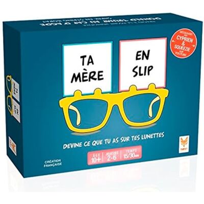 Topi Games – 439001 – TA Mère En Slip Spiel, in französischer Sprache Rate was du auf der Brille hast – Gesellschaftsspiel mit Freunden – 10 bis 30 Minuten – französische Version – Geschenkidee Topi Games – 439001 – TA Mère En Slip Spiel, in französischer Sprache Rate was du auf der Brille hast – Gesellschaftsspiel mit Freunden – 10 bis 30 Minuten – französische Version – Geschenkidee