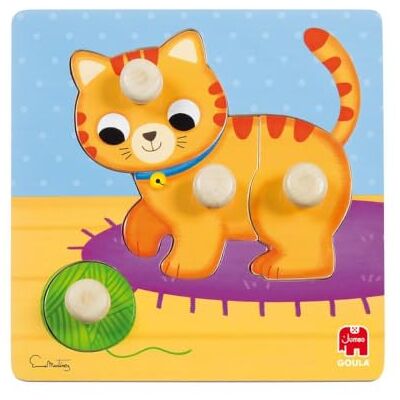 Goula Jumbo Spiele D53053 Holzpuzzle "Katze Goula Jumbo Spiele D53053 Holzpuzzle "Katze
